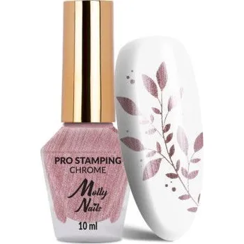 Lak na nehty Molly lak na pečiatkovanie Light pink metalic 10ml