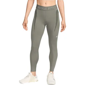 Dámské legíny Dámské legíny NIKE PRO-W NP DF MR 7/8 TIGHT TT GRX-320-Khaki Zelená S