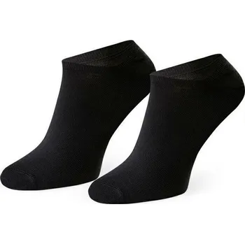 Dámská móda Černé kotníkové bambusové ponožky Art. 094 VI008, BLACK Velikost: 38/40