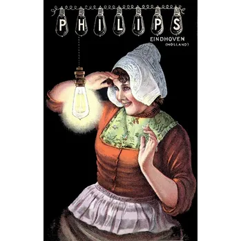 Plechová cedule Plechová retro cedule - Philips Provedení: Dibond: 30 x 20 cm