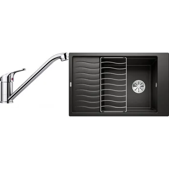 Granitový dřez Set RS Blanco Elon XL 6 S + Blanco Daras (bílá soft + chrom)