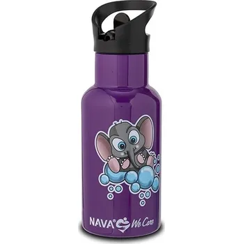 Termoska Termoska 0,35l NR, SLŮNĚ, fialová, nápitka, d 7x20,5cm, 8-10hod.