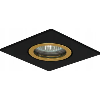 Bodové svítidlo HERMETICKÉ SVÍTIDLO MR16 GU10 ČERNÉ ZLATÉ IP65