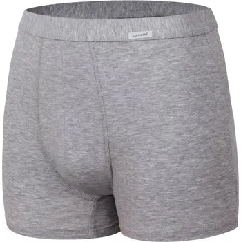 Boxerky Pánské boxerky 220 Authentic grey - CORNETTE šedá XL