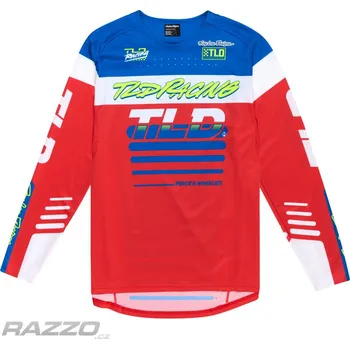 cyklistický dres Dres na kolo TroyLeeDesigns Sprint Jersey Fifty-50 Fiery Red 2025 M