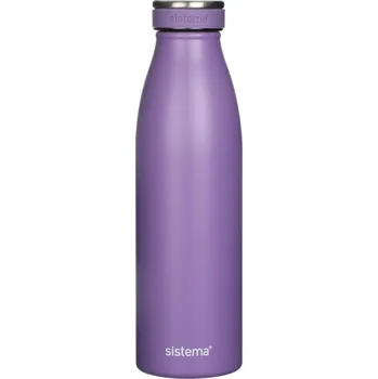 Láhev Sistema Hydrate termoláhev Stainless Steel 500 ml fialová