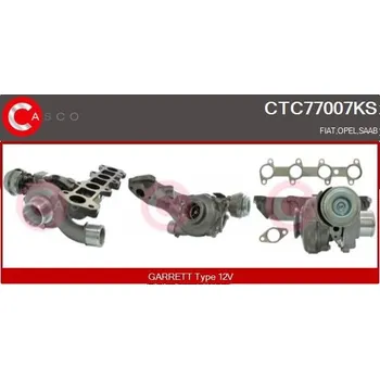 Turbodmychadlo Dmychadlo, plnění CASCO CTC77007KS