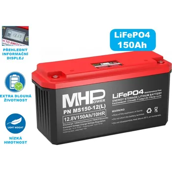 Trakční baterie MHPower LiFePO4 12V/150Ah