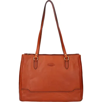 Kabelka Dámská kožená kabelka Hexagona Eleanor - hnědá