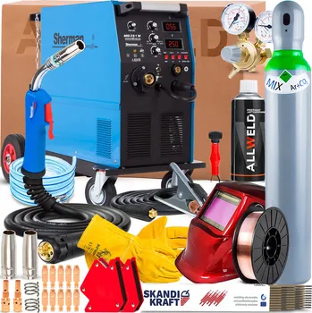 Svářečka Svářečka SHERMAN MIG 261M 4R 230V/400V 250A MMA, pájení natvrdo, hořák Spool Gun