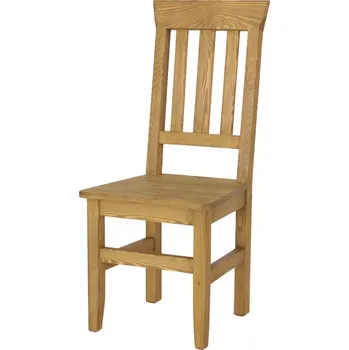 Jídelní židle Drewmax KT704 židle masiv borovice rustikal (Voskovaný borovicový nábytek)