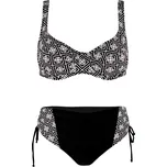 Nereidka plavky s kosticemi S483-2 XXL bílá