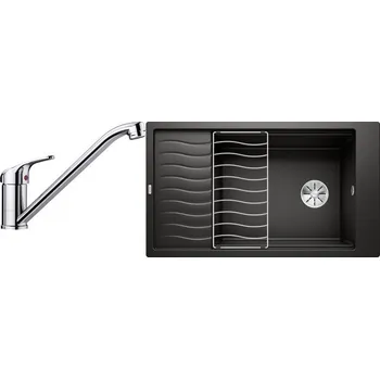 Granitový dřez Set RS Blanco Elon XL 8 S + Blanco Daras (antracit + chrom)