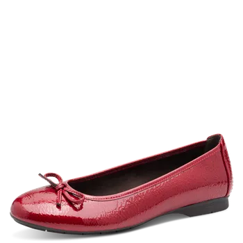 Dámské baleríny DÁMSKÉ BALERÍNY JANA 8-22163-41 567 ČERVENÁ Barva: Červená, Velikost: 40