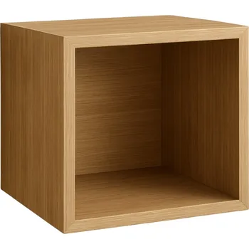 police MOJO Dubová nástěnná police MINIMAL 29,5 x 29,5 cm