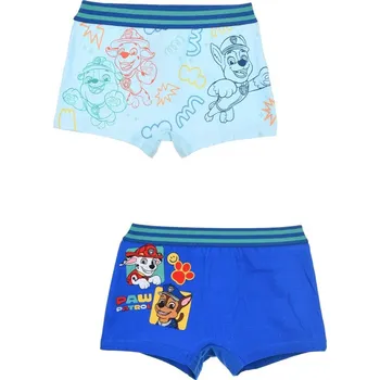 Sada 2 ks modrých chlapeckých boxerek Paw Patrol Velikost: 116