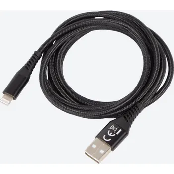 Datový kabel USB APPLE datový a nabíjecí kabel černý 1,5m