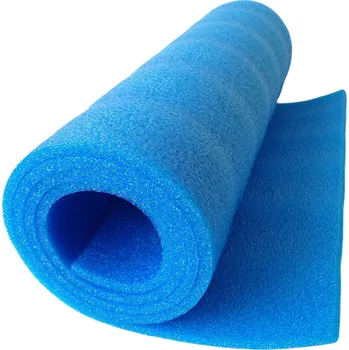 podložka na cvičení ACRA Karimatka 8mm 180x50cm fitness podložka na cvičení jednovrstvá Modrá L15 | AS86