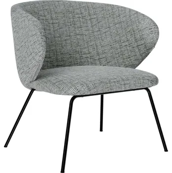 Křeslo Šedé čalouněné křeslo Somcasa Ancona