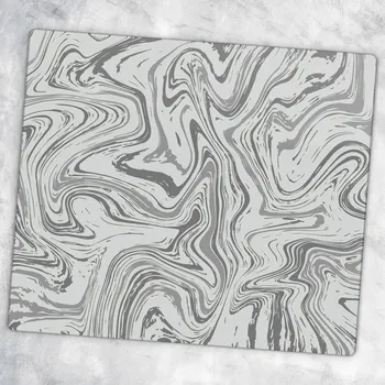 Obraz Stylové a odolné skleněné prkénko s potiskem Jemný mramorový vzor 60x52