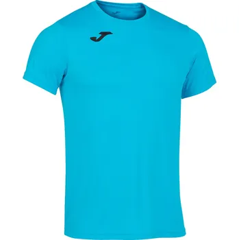 Pánské tričko JOMA RECORD II MEN SHORT SLEEVE FLUOR TURQUOISE pánské tričko - XXL