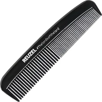 hřeben Reuzel Hair & Beard Black Comb - Černý hřeben na vlasy i vousy