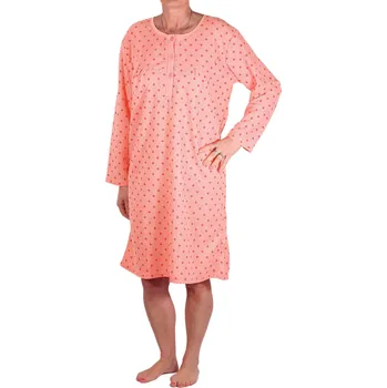 Body Zuza froté noční košile 2N-784-03 XXL světle oranžová