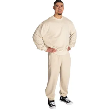 Pánská mikina Gasp GASP VINTAGE CREWNECK WASHED DESERT – mikina Gasp sepraná písková Velikost: S