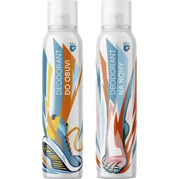 Kosmetika na nohy MM Hygiene Foot and Shoe Deodorant Set 2×150 ml - Sada deodorantů na nohy a do bot