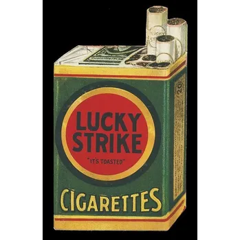 Plechová cedule Plechová retro cedule - Lucky Strike Provedení: Hliník: 30 x 20 cm