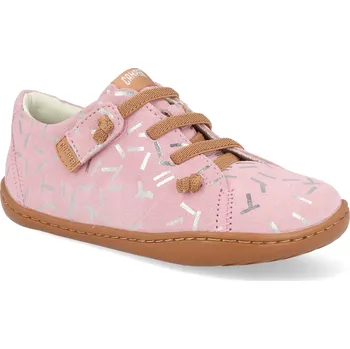 Barefoot dětské tenisky Camper - Rug Oona Confetti/Path Ry Savi Medium Pink růžové Velikost: 24