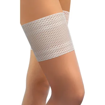 Dámské punčochy Dámské vzorované ochranné pásky na stehna Thigh Bands WZ.2 - Sesto Senso černá 65-70 cm
