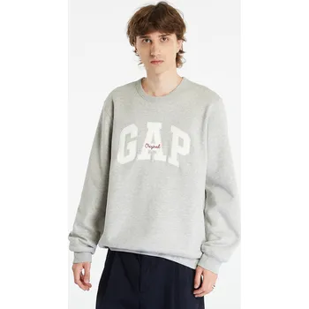 Pánská mikina Mikina GAP Gap Original Arch Crew Light Heather Grey S