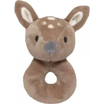 Plyšové chrastítko Srnka, 18cm - béžová