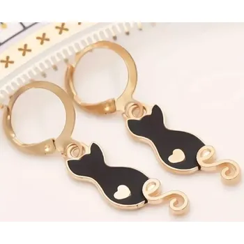 Náušnice Náušnice - ČERNÉ KOČKY