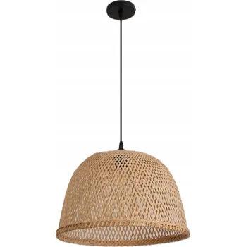 Závěsná lampa Boho BOSU stínidlo 41 cm Černá Přírodní 1xE27 Stropní