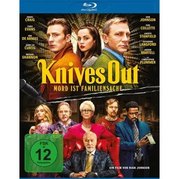 Blu-ray film Knives Out - Mord ist Familiensache, 1 Blu-ray: USA – Rian Johnson,David Craig,Jamie L. Curtis,Chris Evans (DE)