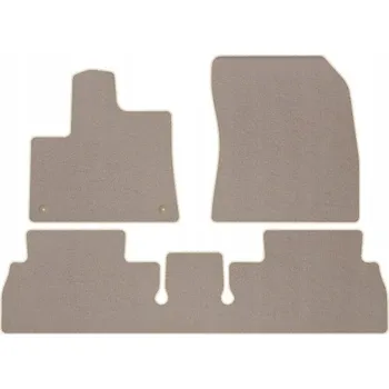 autokoberec Koberce Edecor velurové 3 ks