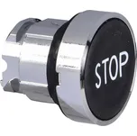 Schneider Electric ZB4BA234 ZB4BA234 nastavitelný (Ø) 22 mm STOP chrom, černá 1 ks