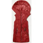 Červená dámská vesta s kapucí S'West (B8175-4) červená S (36)