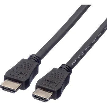 Video kabel Value HDMI kabel Zástrčka HDMI-A, Zástrčka HDMI-A 2.00 m černá 11.99.5732 standardní HDMI HDMI kabel