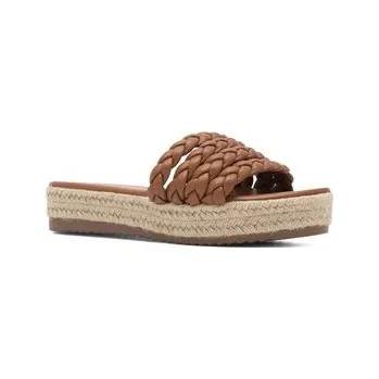 Dámské baleríny Espadrilky DeeZee INCREDIBLE KL-E8875-2 Hnědá 37