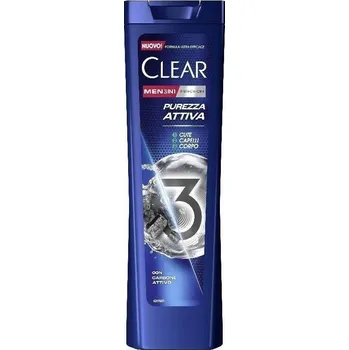 Šampon Clear Šampon pro Muže Proti Lupům 3v1 Aktivní Čistota 225 ml