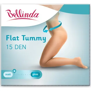 Dámské punčochy Dámské punčochové kalhoty FLAT TUMMY 15 DEN - BELLINDA - tělová S