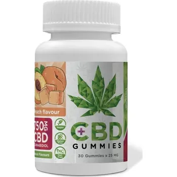 Bonbon EUPHORIA CBD bonbóny Gummies 750mg 90g Broskvová příchuť