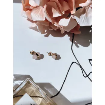 Světle růžové naušnice VERIEGATA JY0010 Velikost: ONE SIZE