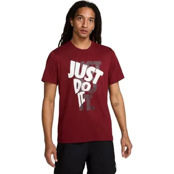 Pánské triko s krátkým rukávem NIKE-Sportswear (SP55)(52) Červená L