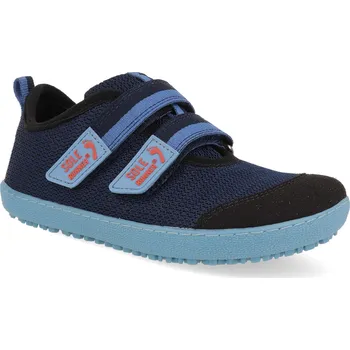 Barefoot tenisky Sole Runner - Puck 4 Vegan Skyblue tmavě modré Velikost: 25