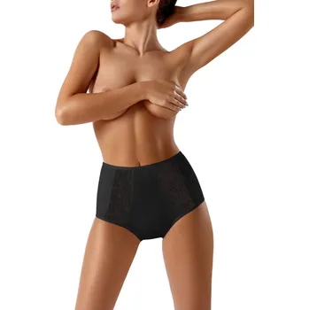 Dámské spodní prádlo Dámské kalhotky 086 black plus - BABELL černá 4XL