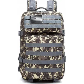 turistický batoh Valmio Vojenský batoh 45 l maskáč